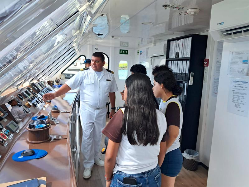 Galaxy Cruises Education for the Future program students on free cruise